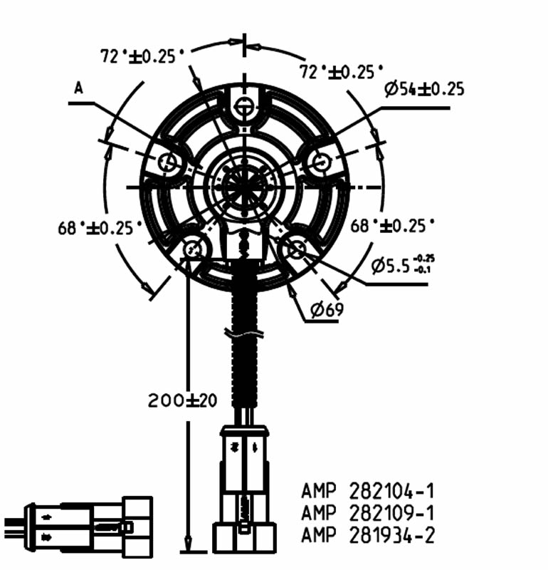 Tubular Sensor 90-4 Ohm